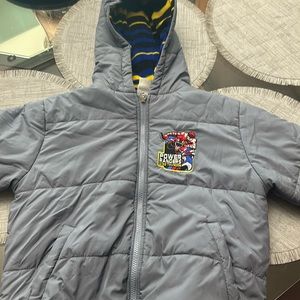 Disneys power rangers puff jacket size M